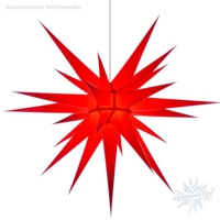 rote Herrnhuter Innensterne - alle Größen