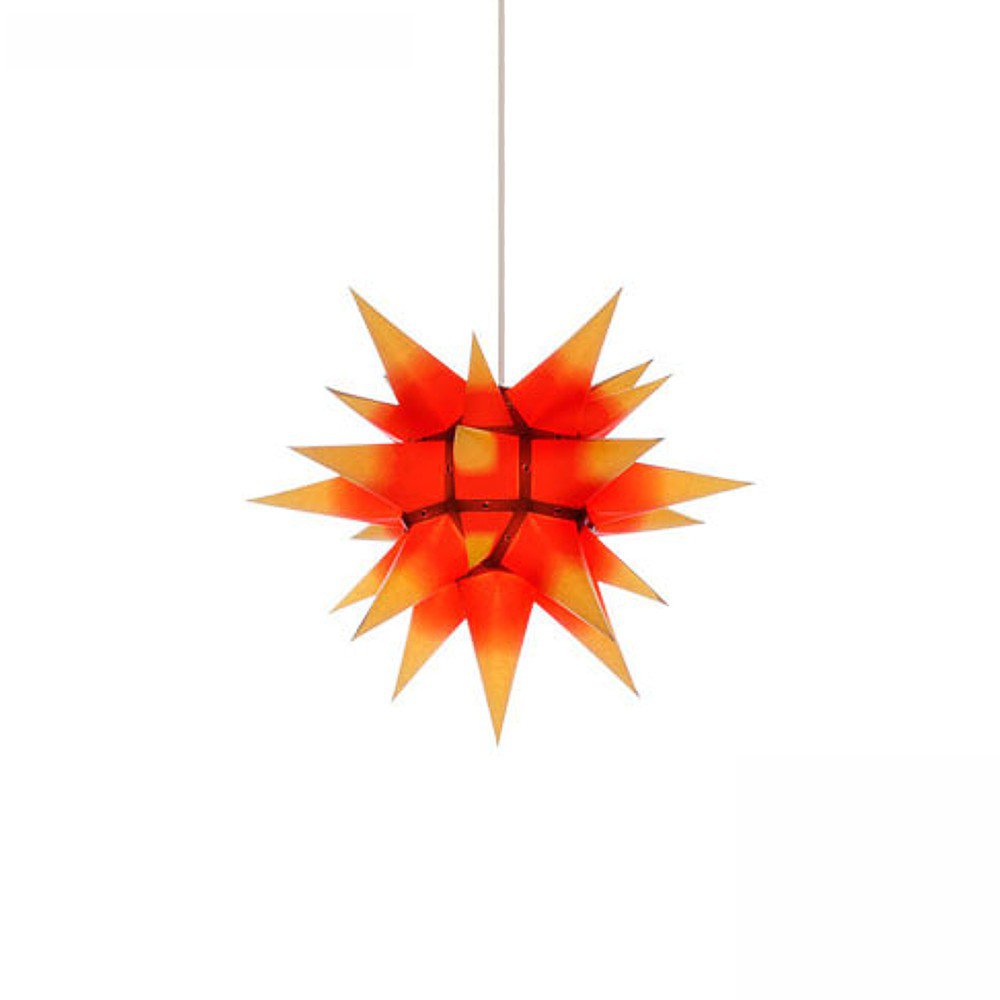 Artikel Bild: Herrnhuter Stern - Innenstern aus Papier 40 cm - gelb/Kern rot