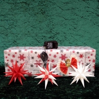 Artikel-Bild-GESCHENKSET - 3 Ministerne rot + weiß/rot + weiß mit Netzteil + LED