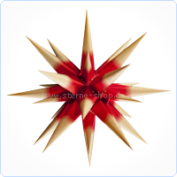 Artikel-Bild-GESCHENKSET - Herrnhuter Innenstern 40 cm - gelb/Kern rot mit LED-Anschlusskabel 