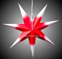 Artikel-Bild-Erzgebirgischer Fensterstern rot-weiß, groß - ohne Beleuchtung