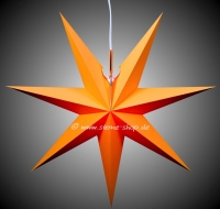 Artikel-Bild-Erzgebirgischer Fensterstern orange, groß - ohne Beleuchtung