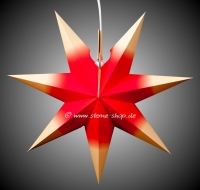 Artikel-Bild-Erzgebirgischer Fensterstern rot-gelb, klein - ohne Beleuchtung