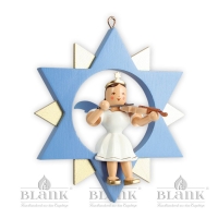 Artikel-Bild-Engel im Stern mit Violine - farbig