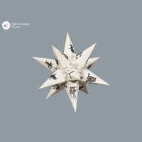 Artikel-Bild-Motivstern creme Halloween 16 cm ohne Beleuchtung