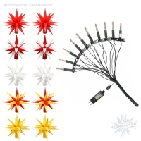 Artikel-Bild-LED Sternenkette - sterne-shop Farbedition 1 rot/gelb - 10er Kette Herrnhuter Sterne