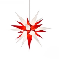 Artikel-Bild-Herrnhuter Stern - Innenstern aus Papier 60 cm - weiß/rot