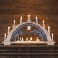 Artikel-Bild-Lichterbogen 65 cm - mit Herrnhuter Miniaturstern - neues Design