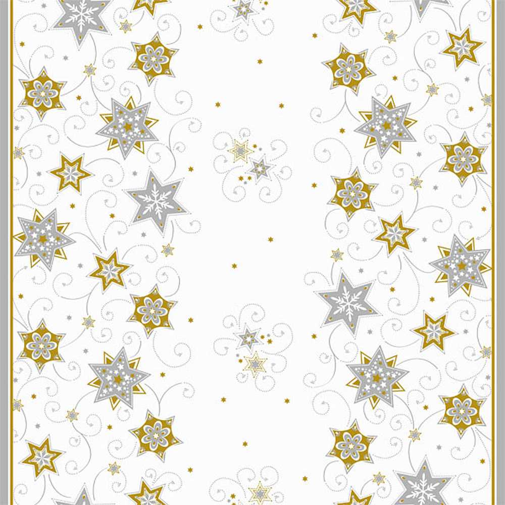 Cocktailserviette - wirbelnde Sterne - silber - 552 - 213 - 0 - 1