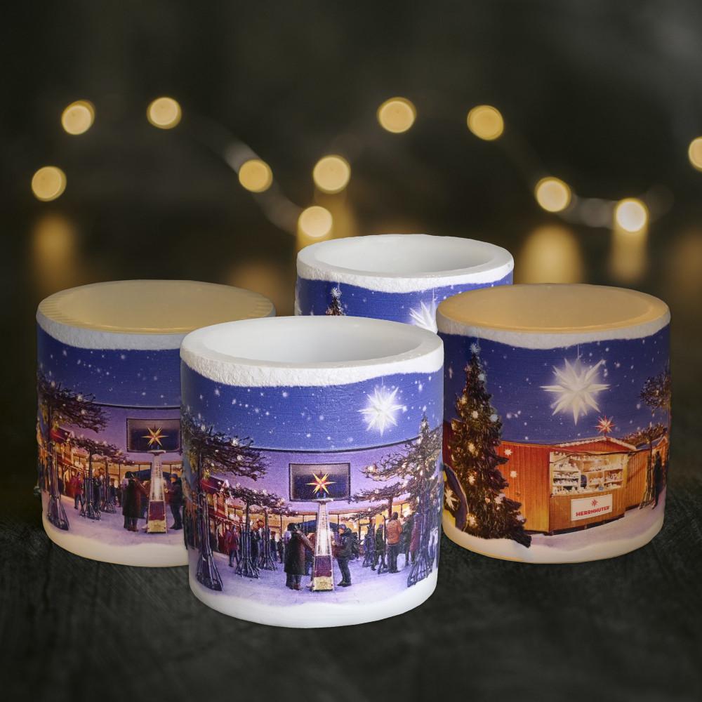 Panoramakerze Wichtelmarkt in Herrnhut - 665 - 288 - 0 - 1